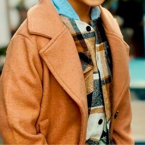 My sons pea coat, warn but in good condition